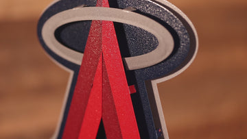 Los Angeles Angels "HALO A" Logo 3D Metal Wall Art