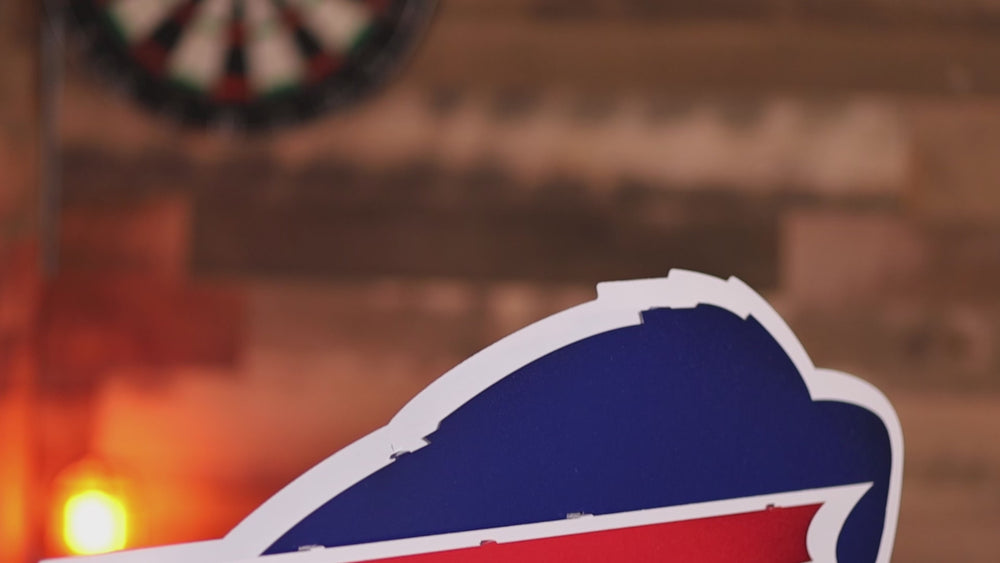 Buffalo Bills 3D Vintage Metal Wall Art