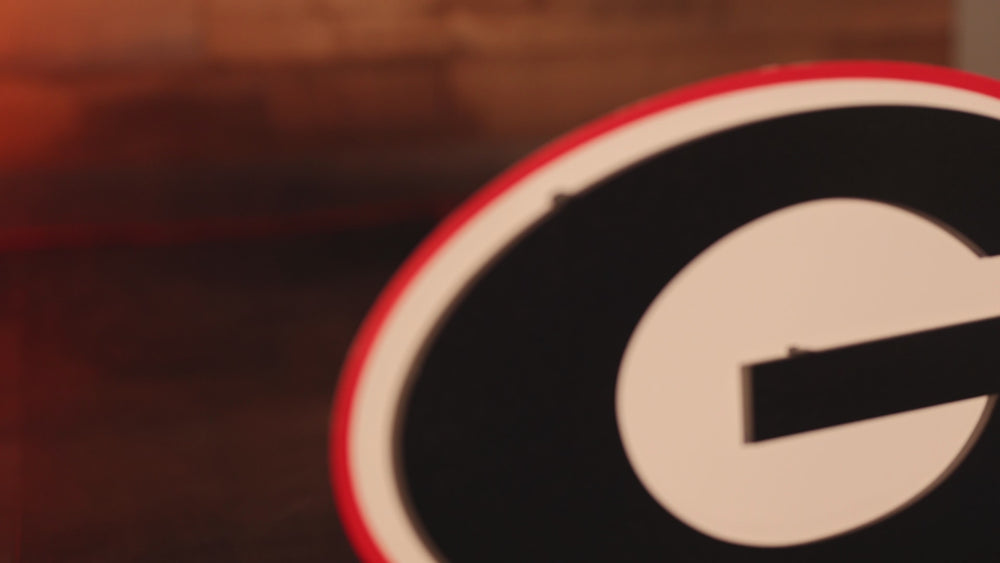 Georgia Bulldogs "G" 3D Vintage Metal Wall Art