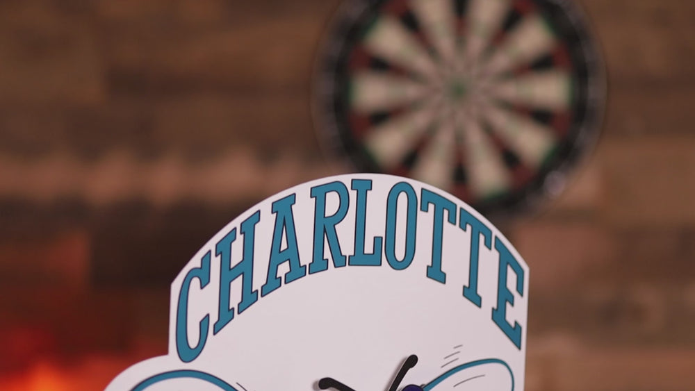 Charlotte Hornets 1988-2002 RETRO 3D Vintage Metal Wall Art