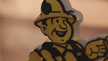 Pittsburgh Steelers 1961 Throwback 3D Vintage Metal Wall Art