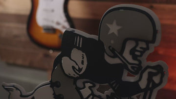 Dallas Cowboys Retro "1969 Cowboy" 3D Vintage Metal Wall Art