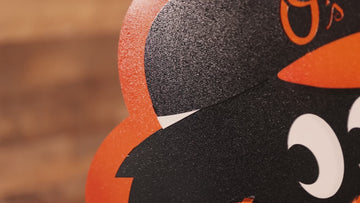 Baltimore Orioles "Oriole Bird" 3D Vintage Metal Wall Art