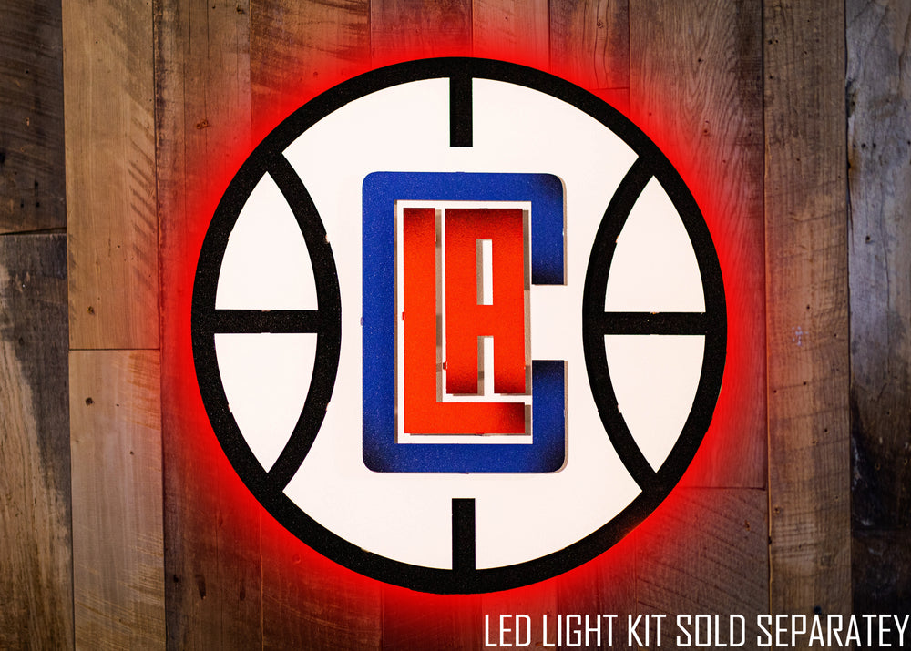 Los Angeles Clippers 3D Vintage Metal Wall Art