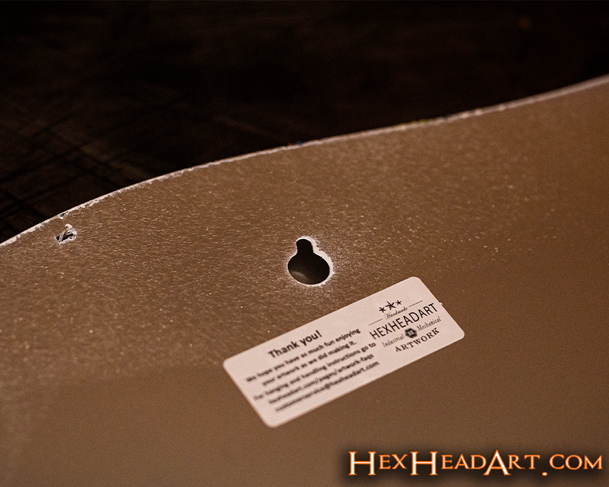 Arizona Cardinals Mascot 3D Vintage Metal Wall Art