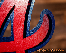 Load image into Gallery viewer, Atlanta Braves &quot;A&quot; 3D Metal Wall Art
