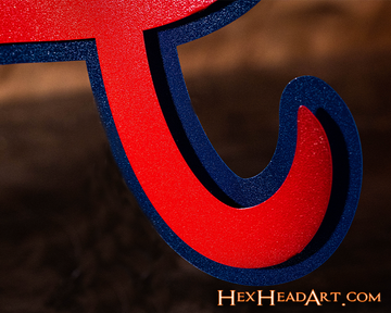 Atlanta Braves "A" 3D Metal Wall Art