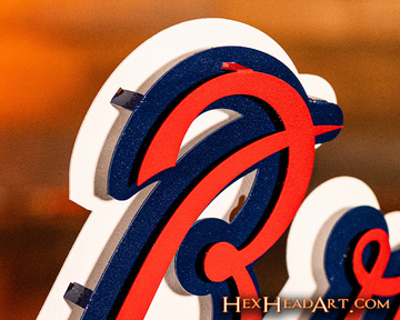 Atlanta Braves Tomahawk 3D Metal Wall Art