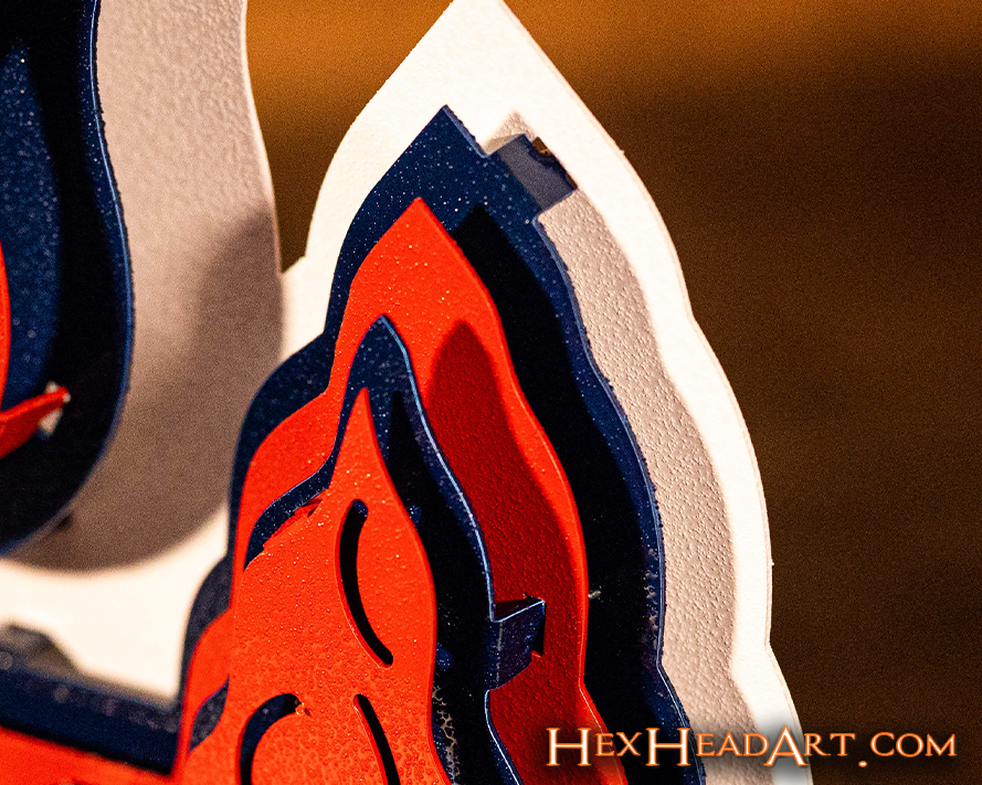 Atlanta Braves Tomahawk 3D Metal Wall Art