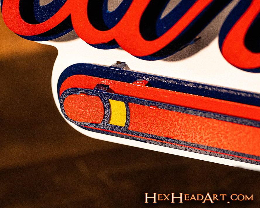 Atlanta Braves Tomahawk 3D Metal Wall Art