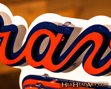 Atlanta Braves Tomahawk 3D Metal Wall Art