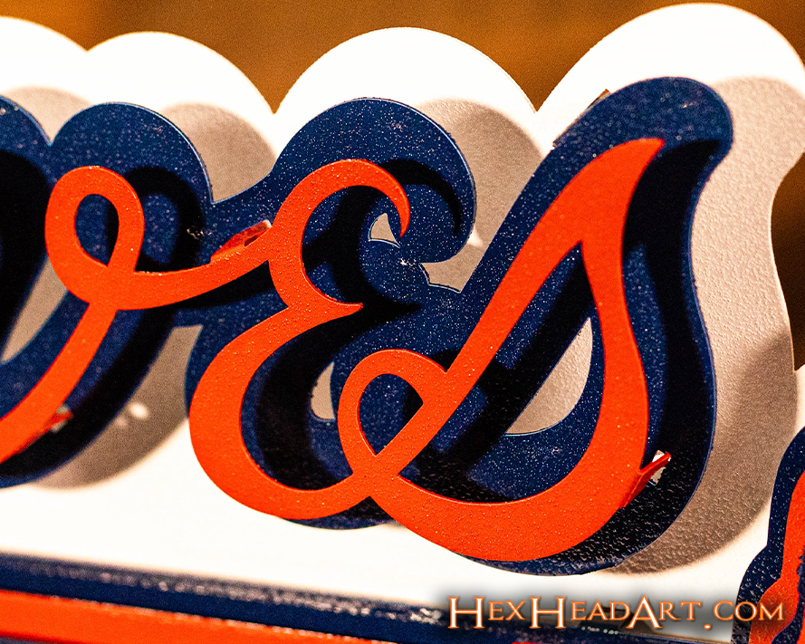 Atlanta Braves Tomahawk 3D Metal Wall Art