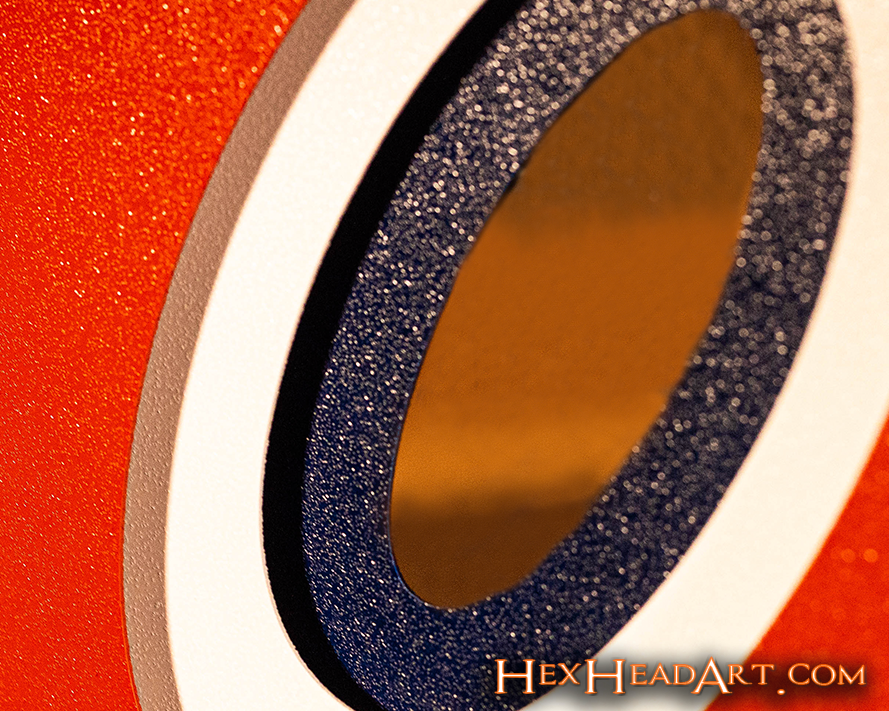 Atlanta Braves 1972-1980 "a" 3 layer Vintage Metal Wall Art