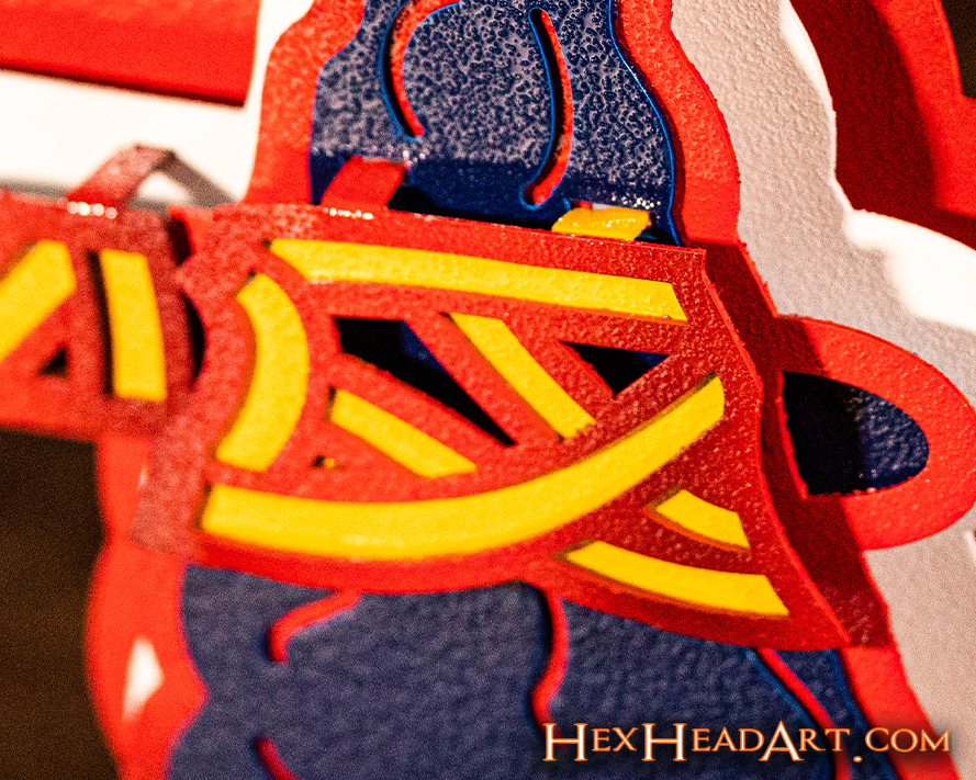 Atlanta Braves Script "ATLANTA" 3D Metal Wall Art