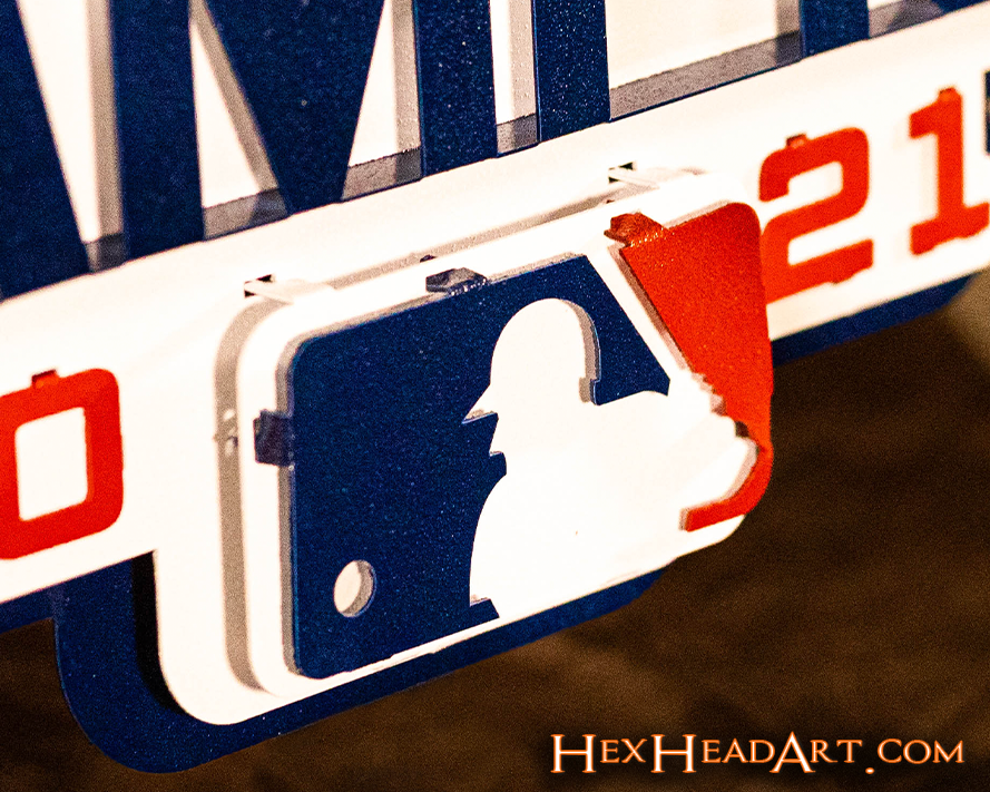 Atlanta Braves 2021 WORLD SERIES CHAMPIONS 3D Metal Wall Art