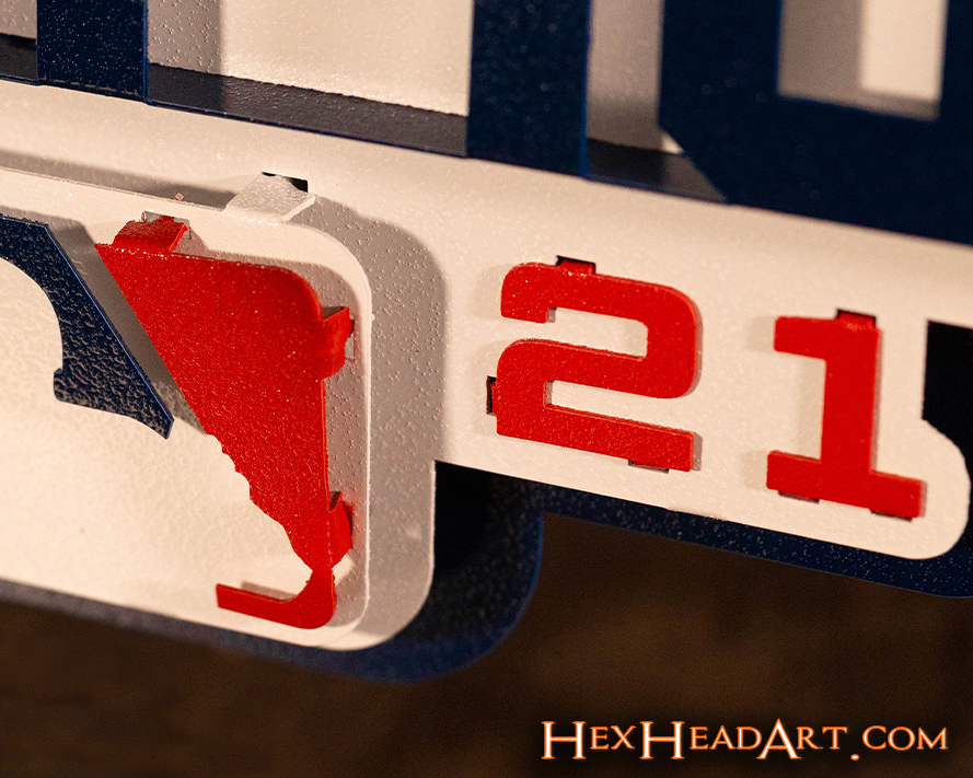 Atlanta Braves 2021 WORLD SERIES CHAMPIONS 3D Metal Wall Art