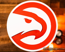 Load image into Gallery viewer, Atlanta Hawks GIFT COLLECTION 3D Vintage Metal Wall Art
