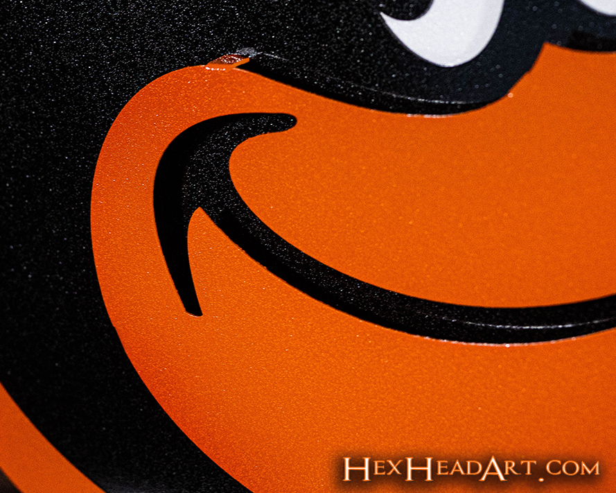 Baltimore Orioles "Oriole Bird" 3D Vintage Metal Wall Art