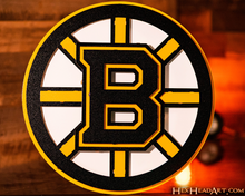 Load image into Gallery viewer, Boston Bruins NHL 3D Vintage Metal Wall Art
