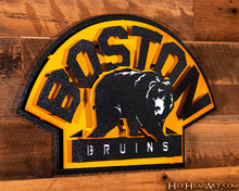 Load image into Gallery viewer, Boston Bruins RETRO 3D Vintage Metal Wall Art
