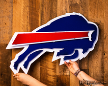 Load image into Gallery viewer, Buffalo Bills 3D Vintage Metal Wall Art
