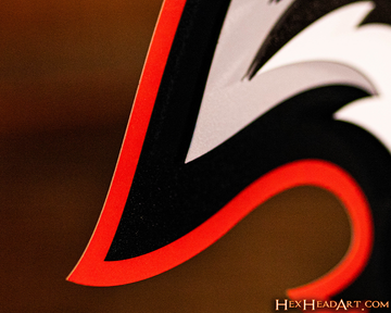 Buffalo Sabres "GOATHEAD"  NHL 3D Vintage Metal Wall Art