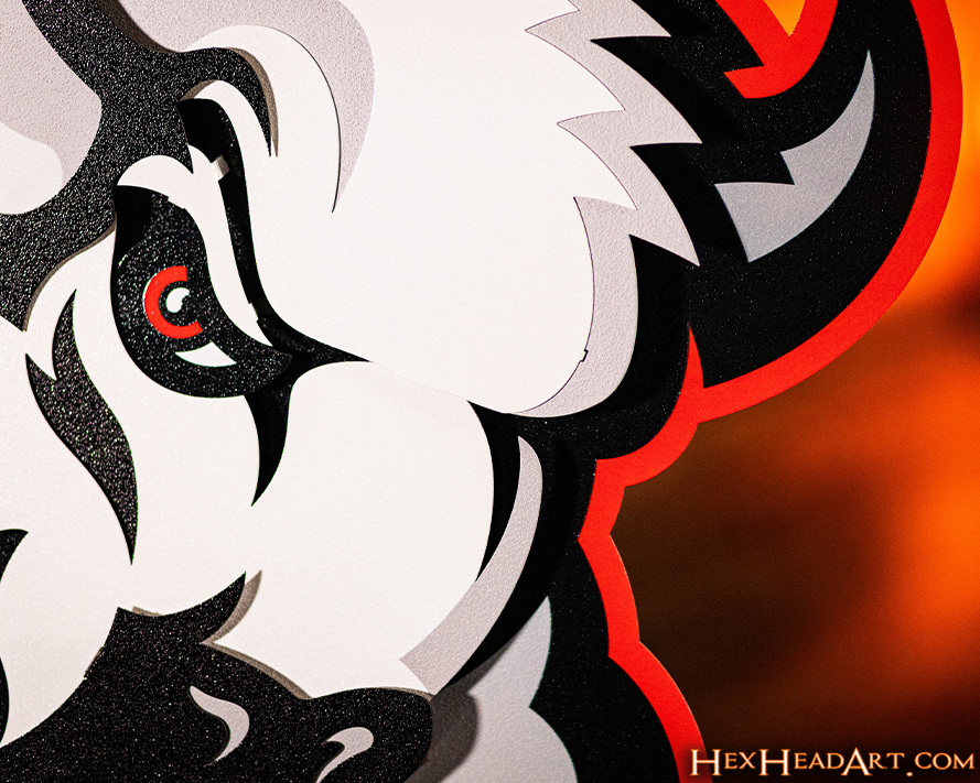 Buffalo Sabres "GOATHEAD"  NHL 3D Vintage Metal Wall Art