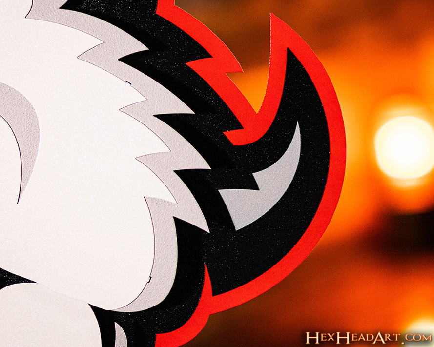 Buffalo Sabres "GOATHEAD"  NHL 3D Vintage Metal Wall Art