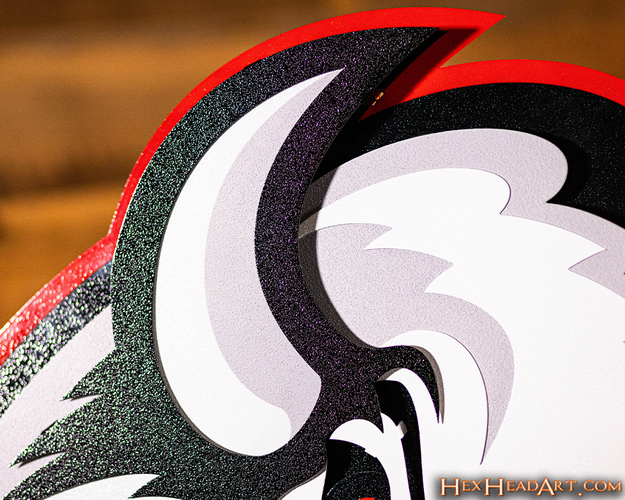 Buffalo Sabres "GOATHEAD"  NHL 3D Vintage Metal Wall Art