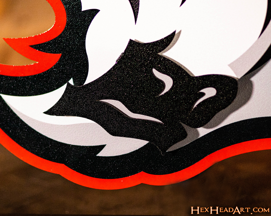 Buffalo Sabres "GOATHEAD"  NHL 3D Vintage Metal Wall Art