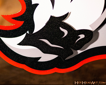 Buffalo Sabres "GOATHEAD"  NHL 3D Vintage Metal Wall Art