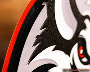 Buffalo Sabres "GOATHEAD"  NHL 3D Vintage Metal Wall Art