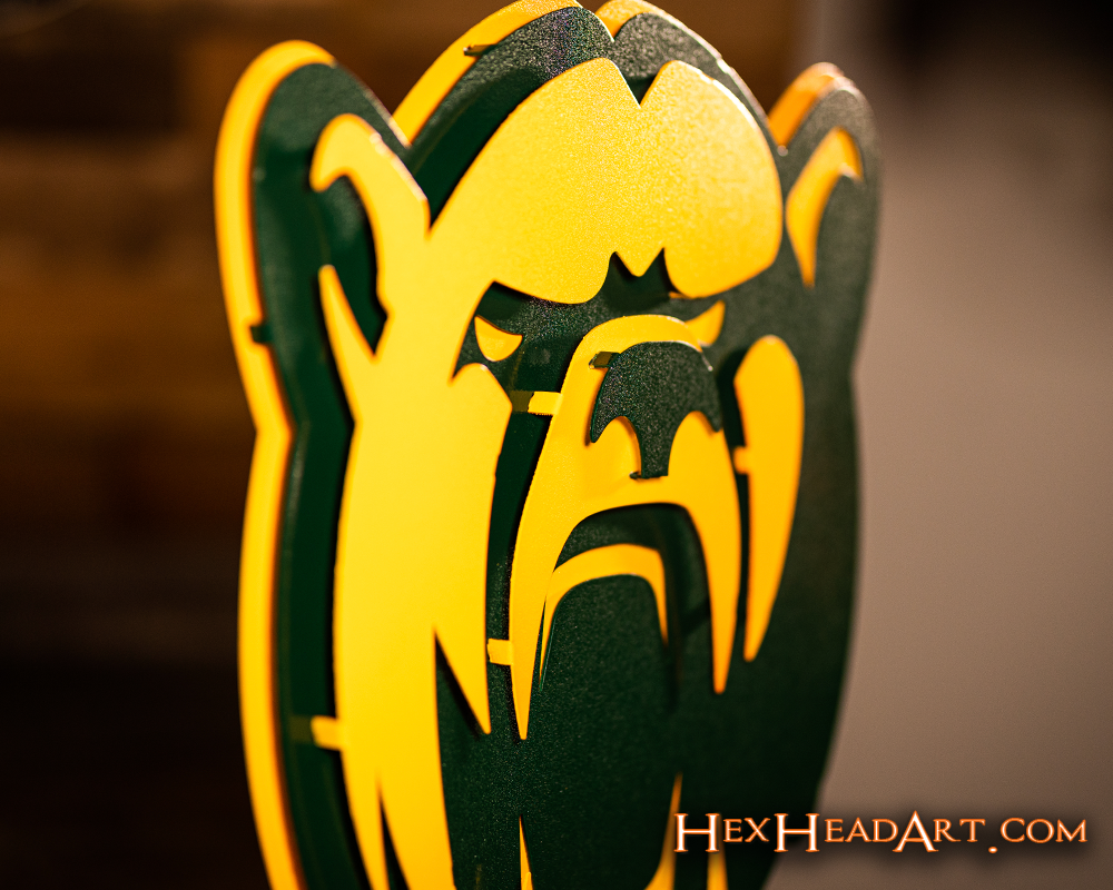 Baylor Bears Mascot 3D Metal Wall Art
