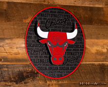 Load image into Gallery viewer, Chicago Bulls CRAFT SERIES 3D Embossed Metal Wall Art

