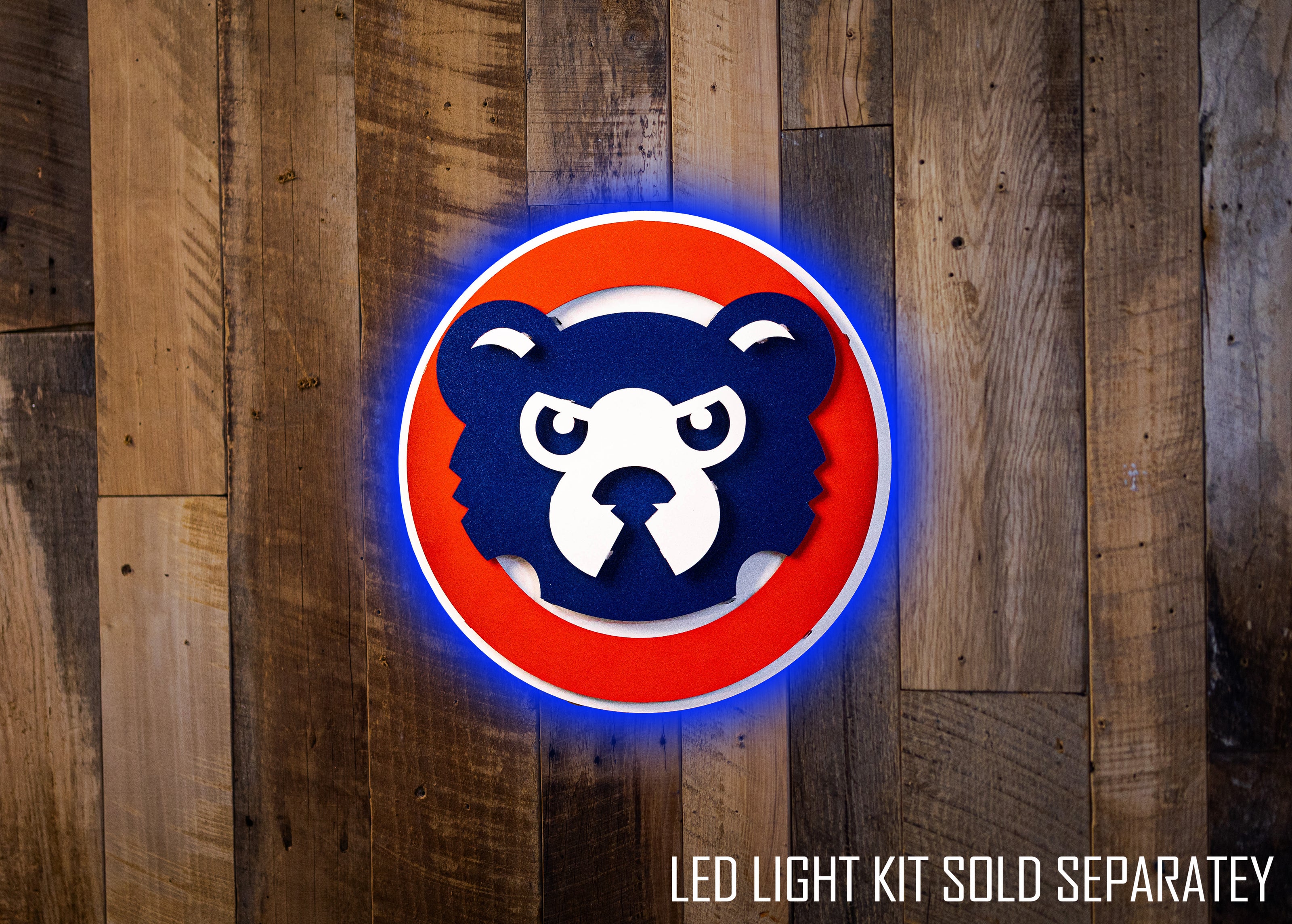 CLOSE OUT -- Chicago Cubs "94-96" 3D Vintage Metal Wall Art