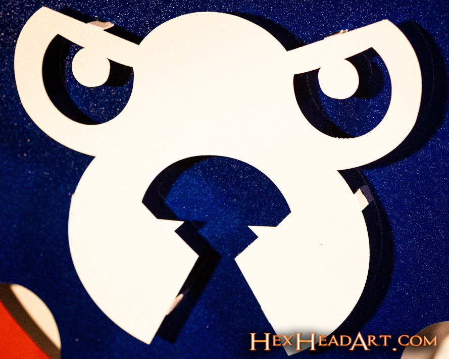 CLOSE OUT -- Chicago Cubs "94-96" 3D Vintage Metal Wall Art