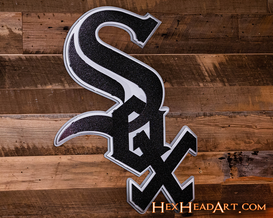 Chicago White Sox Logo 3D Metal Wall Art