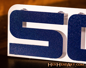 Chicago White Sox Retro Batter Logo 3D Metal Wall Art