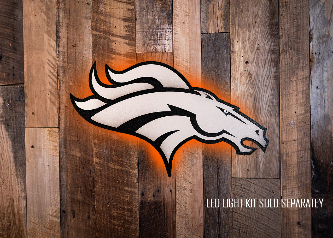 NFL Denver Broncos 3D Logo Series Wall Art - 12x12 2507316 - The Home Depot