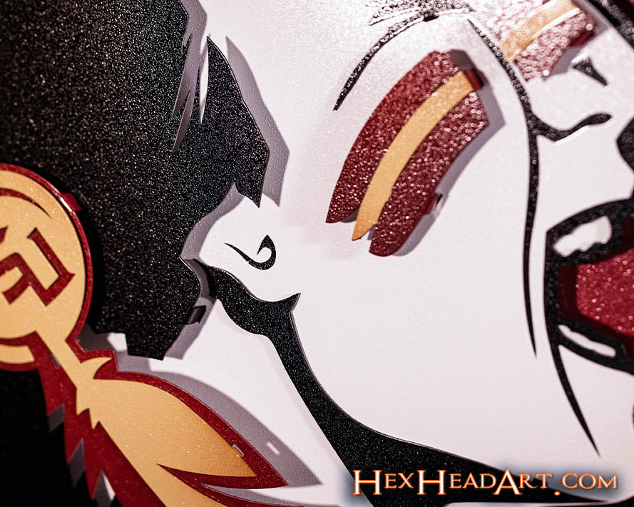 Florida State Seminole Crest 3D Vintage Metal Wall Art