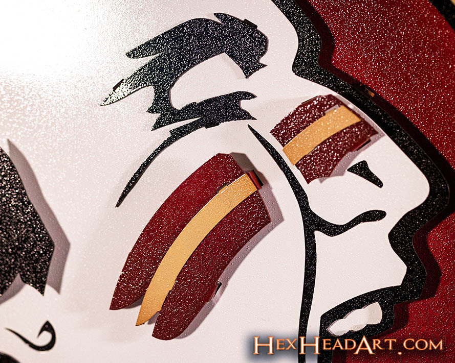 Florida State Seminole Crest 3D Vintage Metal Wall Art