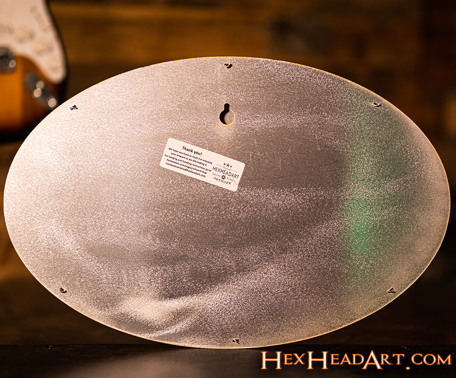 Back of Green Bay Packers "G" 3D Metal Wall Art