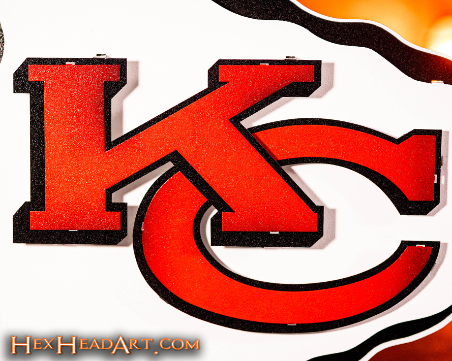 Kansas City Chiefs Lamar Hunt "Arrowhead" 3D Vintage Metal Wall Art