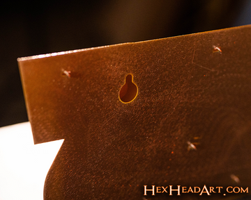 Kansas City Chiefs "CHIEFS" Team 3D Vintage Metal Wall Art