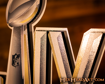 Kansas City Chiefs SUPER BOWL LIV CHAMPIONS! 3D Wall Art