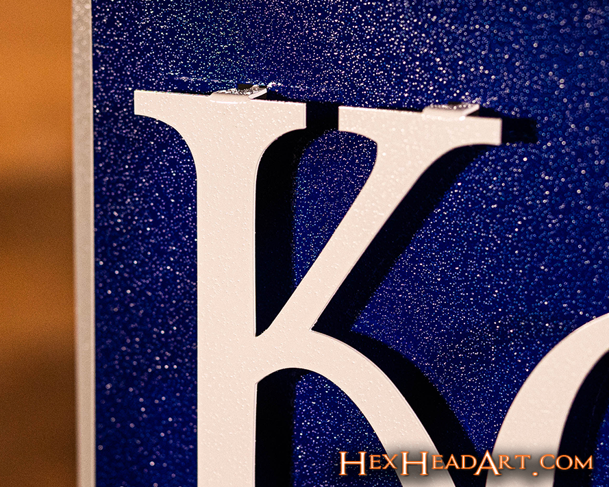 Kansas City Royals Crest 3D Metal Wall Art