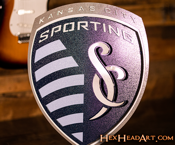 CLOSE OUT - Sporting Kansas City 3D Vintage Metal Wall Art