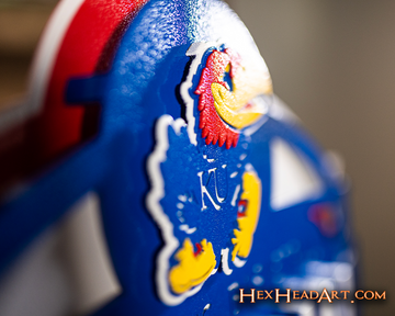 Kansas Jayhawks "2022 NCAA BASKETBALL NATIONAL CHAMPIONS"  3D Vintage Metal Wall Art