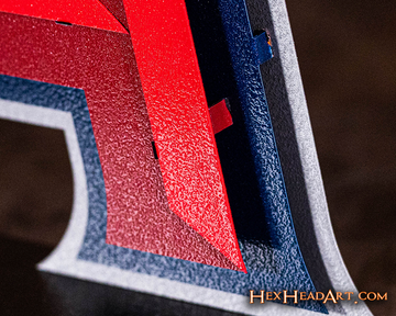 Los Angeles Angels "HALO A" Logo 3D Metal Wall Art