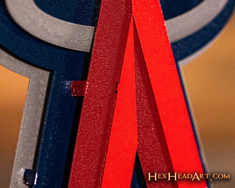 Los Angeles Angels "HALO A" Logo 3D Metal Wall Art